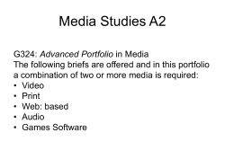 Media Studies A2