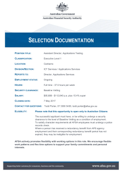 EL1 Assistant Director, Applications Testing