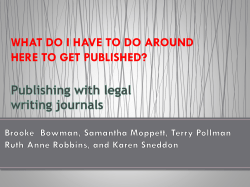 Power Point - Association of Legal Writing Directors