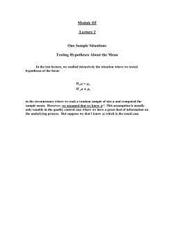 Module III Lecture 2