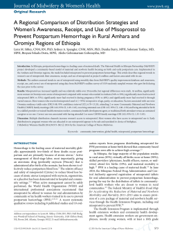 A Regional Comparison of Distribution Strategies and Women`s