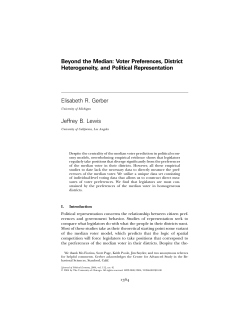 Beyond the Median: Voter Preferences, District Heterogeneity, and