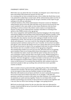 Chairmans Report