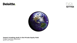 Impact investing study in the Private Equity Field Impact