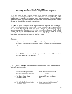 STAT 360*REGRESSION ANALYSIS