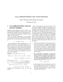 Loss-calibrated Monte Carlo Action Selection