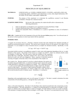 principles of equilibrium