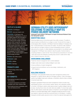 german utility uses intergraph&reg; solutions to digitally map its power