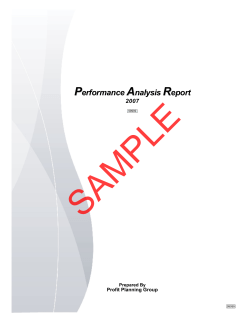 Performance Analysis Report - Outdoor Industry Association