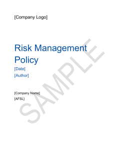 Risk Management Policy