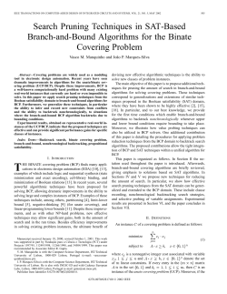 Search pruning techniques in SAT-based branch-and - sat