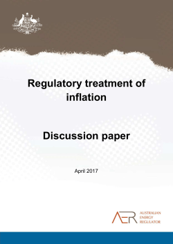 Inflation review 2017 - Discussion paper