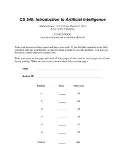 midterm-spring13 - UW Computer Sciences User Pages