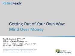 Getting Out of Your Own Way: Presentation
