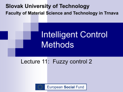 Materialy/06/Lecture10 - ICM Fuzzy Control