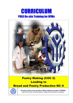 Enhanced Bread n Pastry Prodn NC2 COC2_POLO