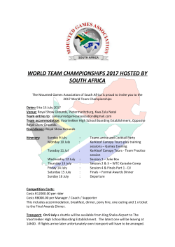 2017 World Team Championships - International Mounted Games
