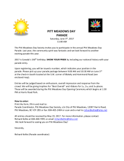 Pitt Meadows Day Parade