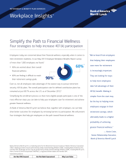 participation - Bank of America Merrill Lynch