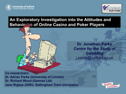 An Exploratory Investigation into the Attitudes and Behaviours of