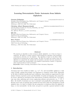 Learning Deterministic Finite Automata from Infinite