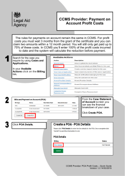 Payment on Account - Profit Costs