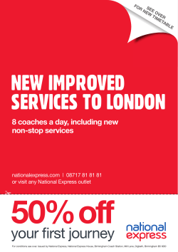 new improved services to london