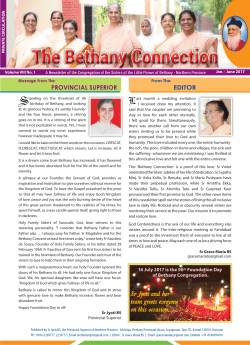 Sr Jyoti and her team greets everyone on this occasion.