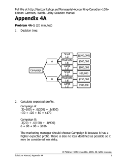 FREE Sample Here - We can offer most test bank and