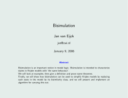 Bisimulation