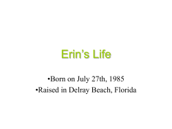 Erin`s Life - plaza - University of Florida