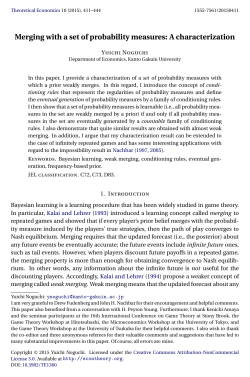 Merging with a set of probability measures