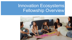 Innovation Ecosystem Cohort