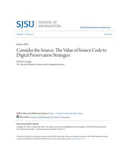 The Value of Source Code to Digital Preservation Strategies