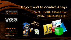 Objects and Associative Arrays in JS