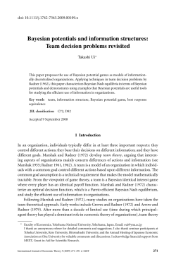 Bayesian potentials and information structures