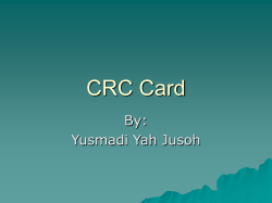 CRC Card
