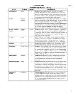 fiction series 4-20-16