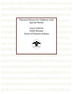 Physcial Fitness for Special Needs