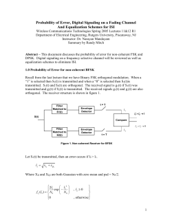 Lecture 11 - Rutgers WINLAB