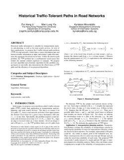 Historical Traffic-Tolerant Paths in Road Networks