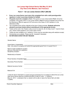 Las Lomas High School Senior Ball May 23