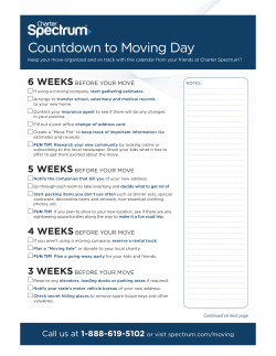 Countdown to Moving Day