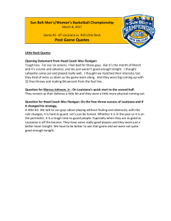 Quotes - Sun Belt Conference