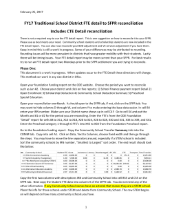 FY17 FTE Detail to SFPR reconciliation - OME-RESA