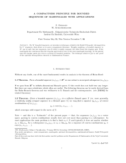 A compactness principle for bounded sequences of
