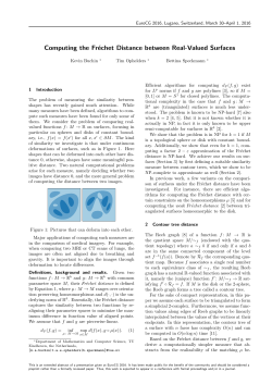 Computing the Fr&eacute;chet Distance between Real