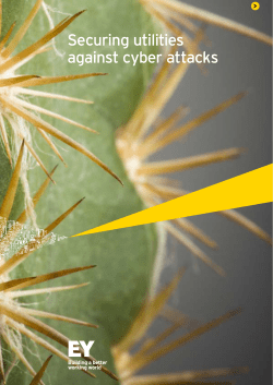EY - Securing utilities against cyber attacks