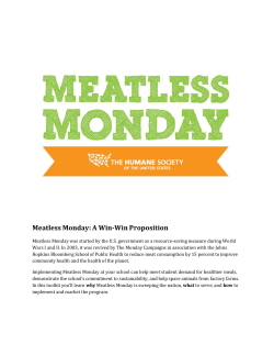 Meatless Monday: A Win