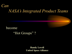 Can NASA`s Integrated Product Teams